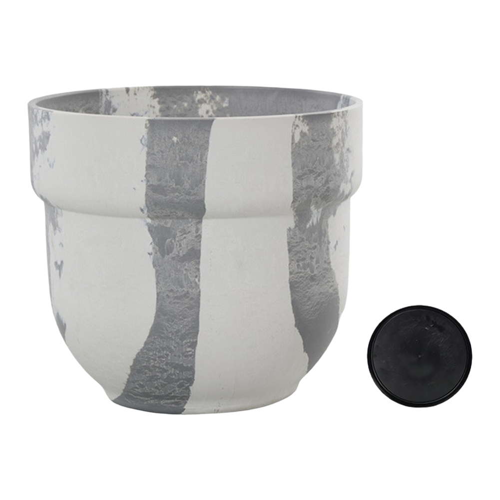Interior Design Language - Cement Visual Effect Flower Pot in