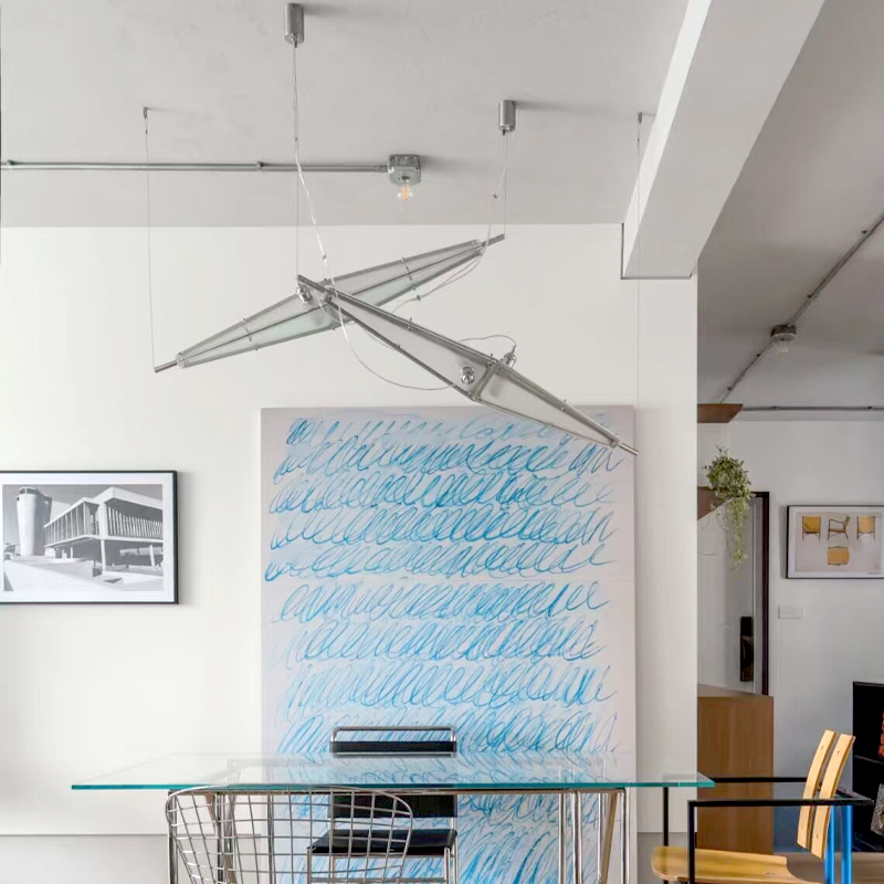 LED Glass Chandelier Minimalis - Interior Design Hall review and price