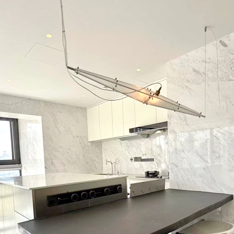 LED Glass Chandelier Minimalis - Interior Design Hall review and price