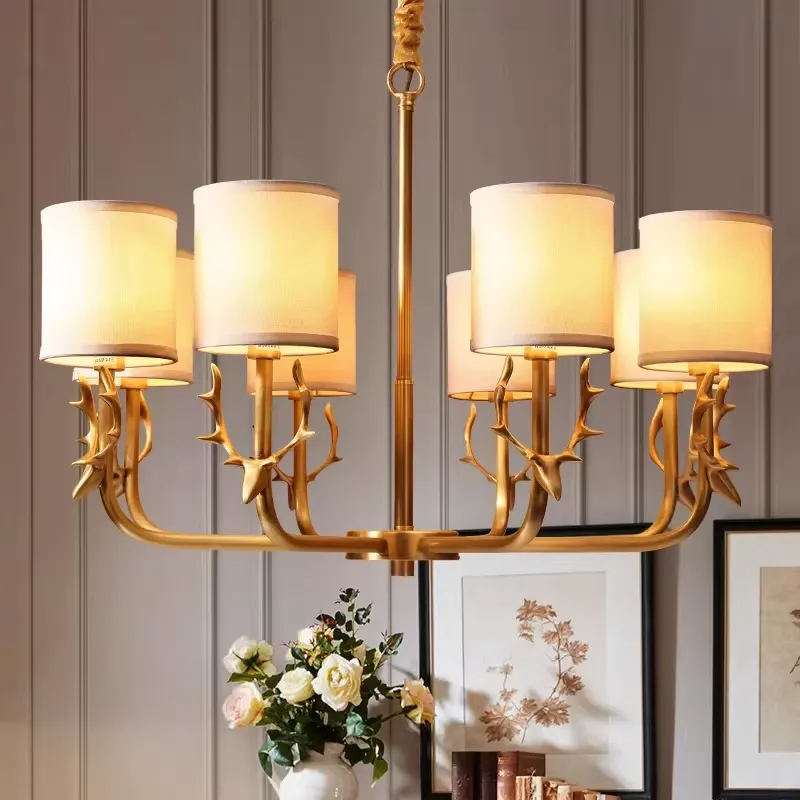 Copper Chandelier for Living R - Interior Design Hall review and price