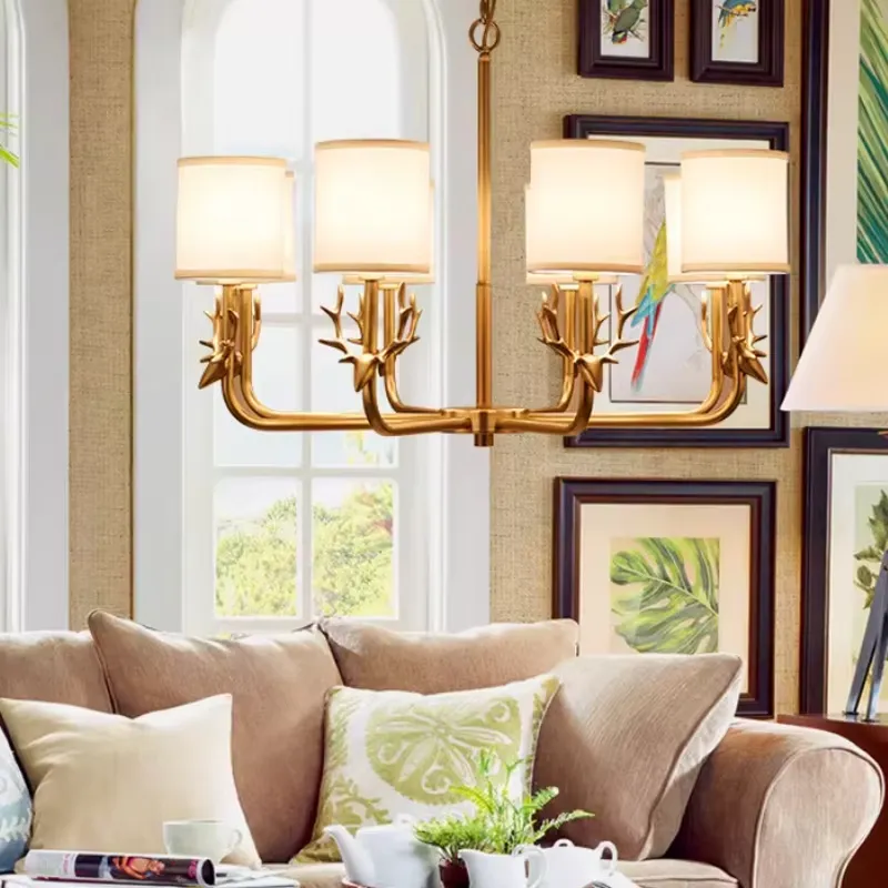 Copper Chandelier for Living R - Interior Design Hall review and price