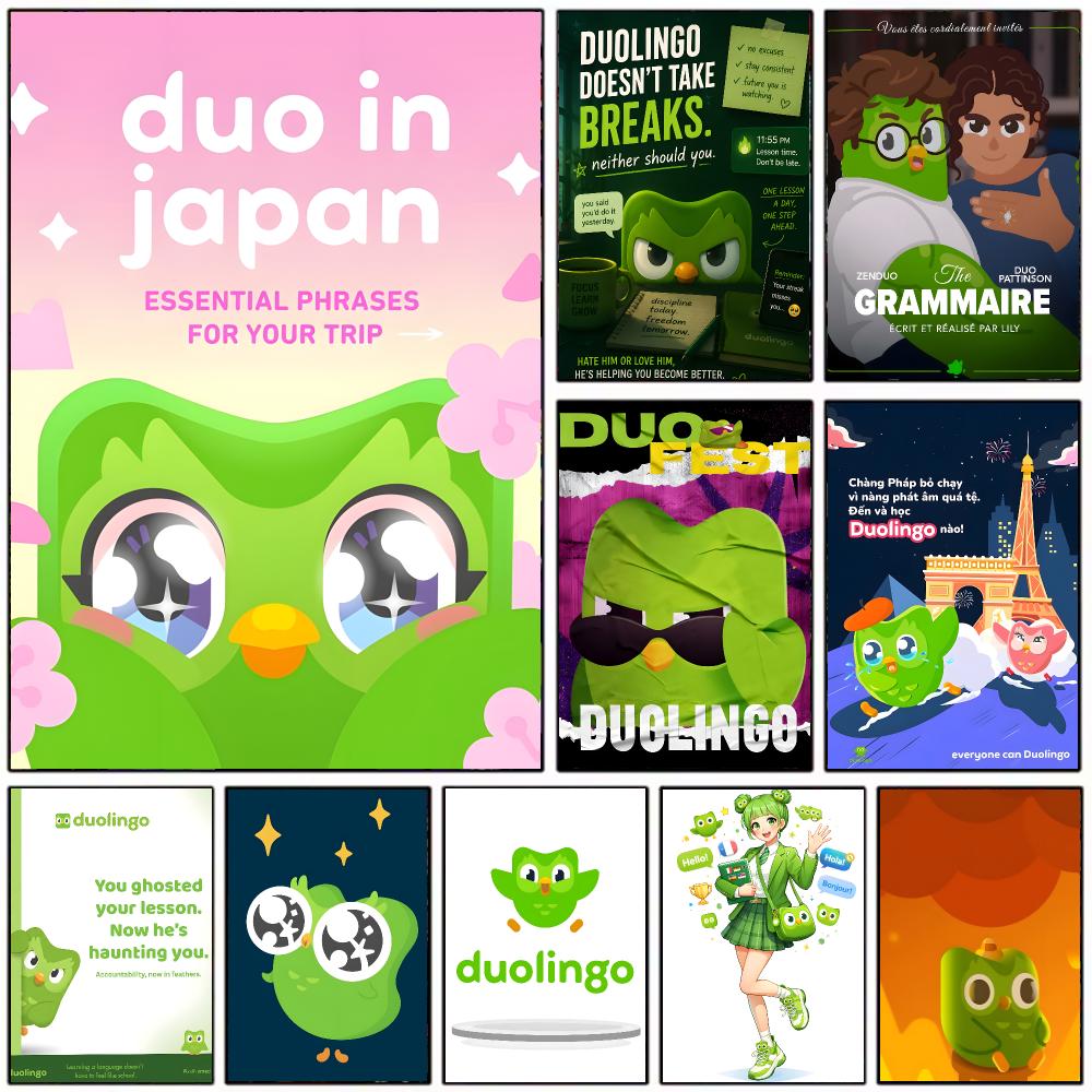 Language App D-duolingo Poster - Interior Design Language review and price