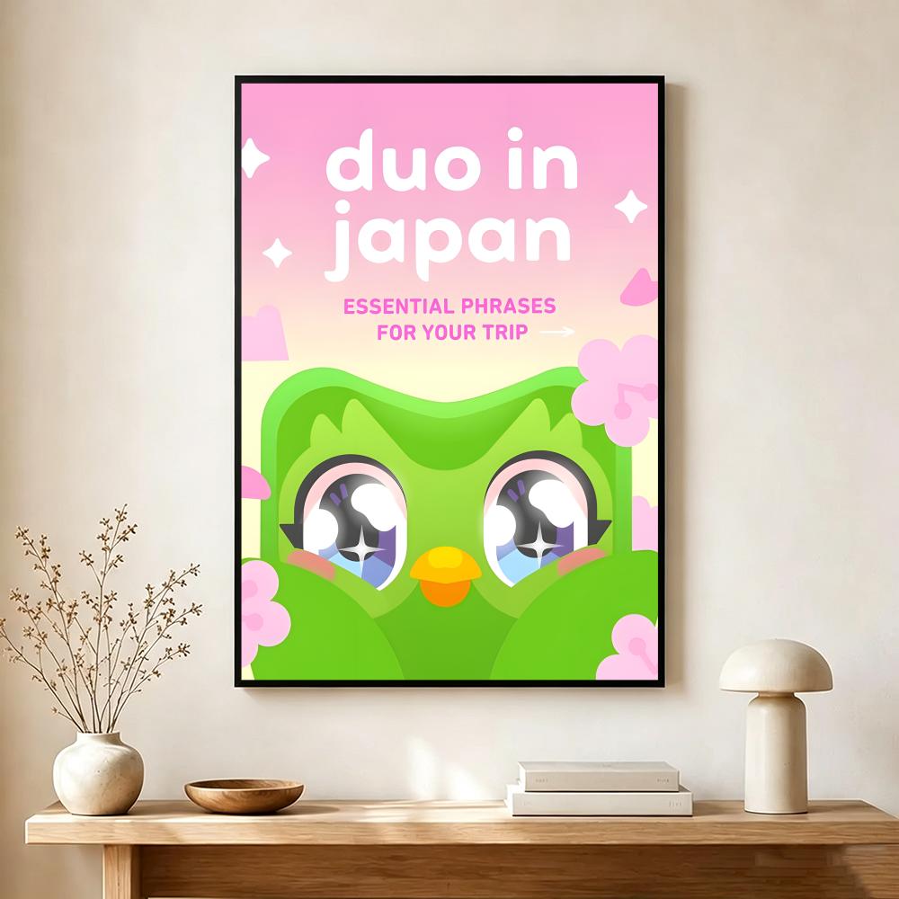 Language App D-duolingo Poster - Interior Design Language review and price