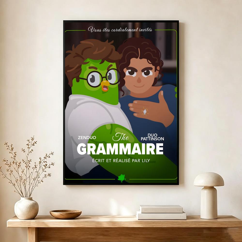 Language App D-duolingo Poster - Interior Design Language review and price