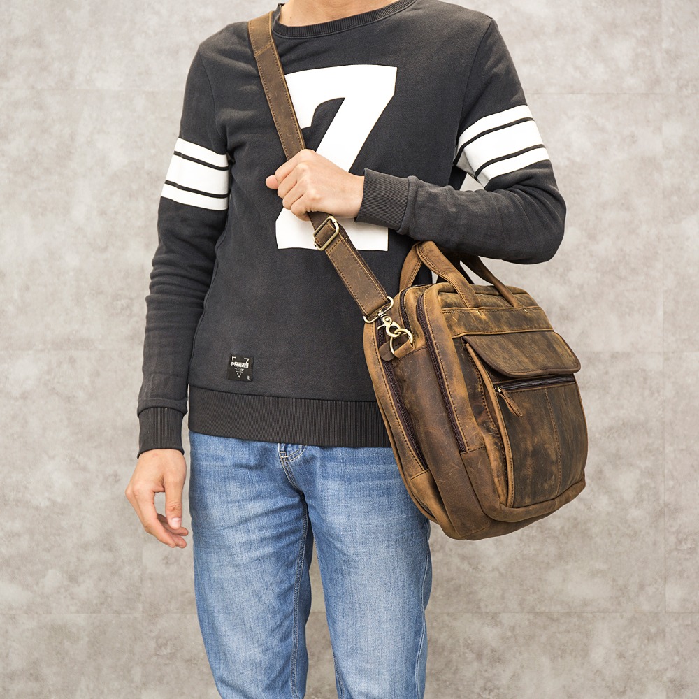 Men Genuine Leather Retro Gray - Interior Design Portfolio review and price