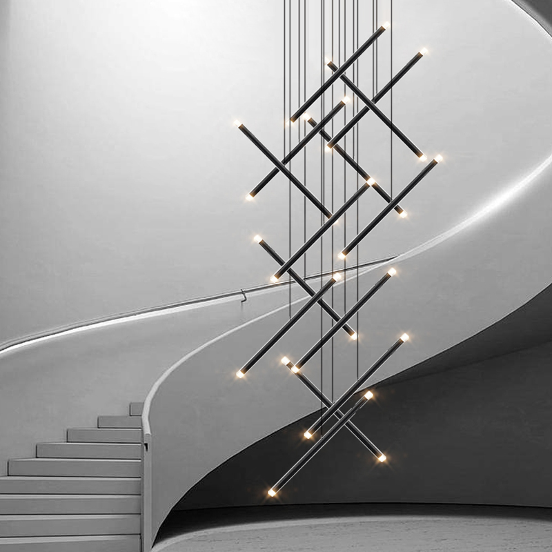 Modern Chandelier LED Stair Ch - Interior Design Hall review and price