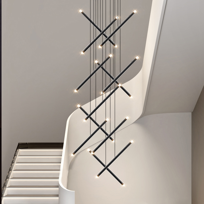 Modern Chandelier LED Stair Ch - Interior Design Hall review and price
