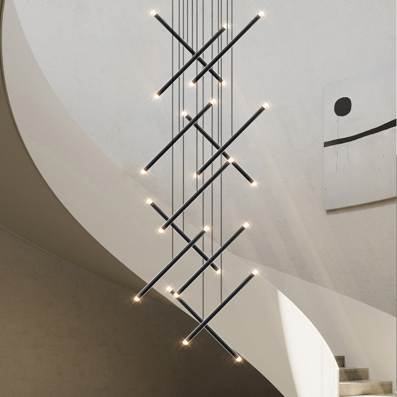 Modern Chandelier LED Stair Ch - Interior Design Hall review and price