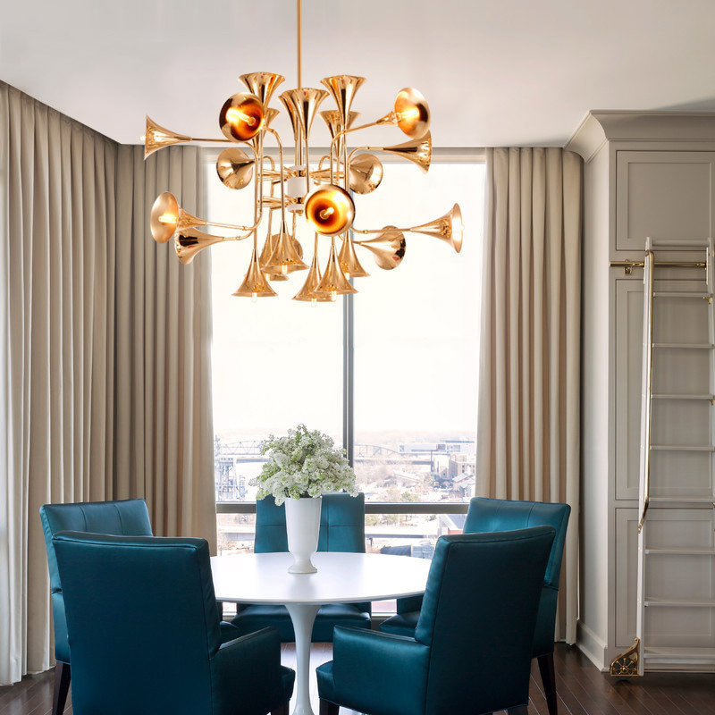 Nordic Trumpet Pendant Lamp fo - Interior Design Hall review and price