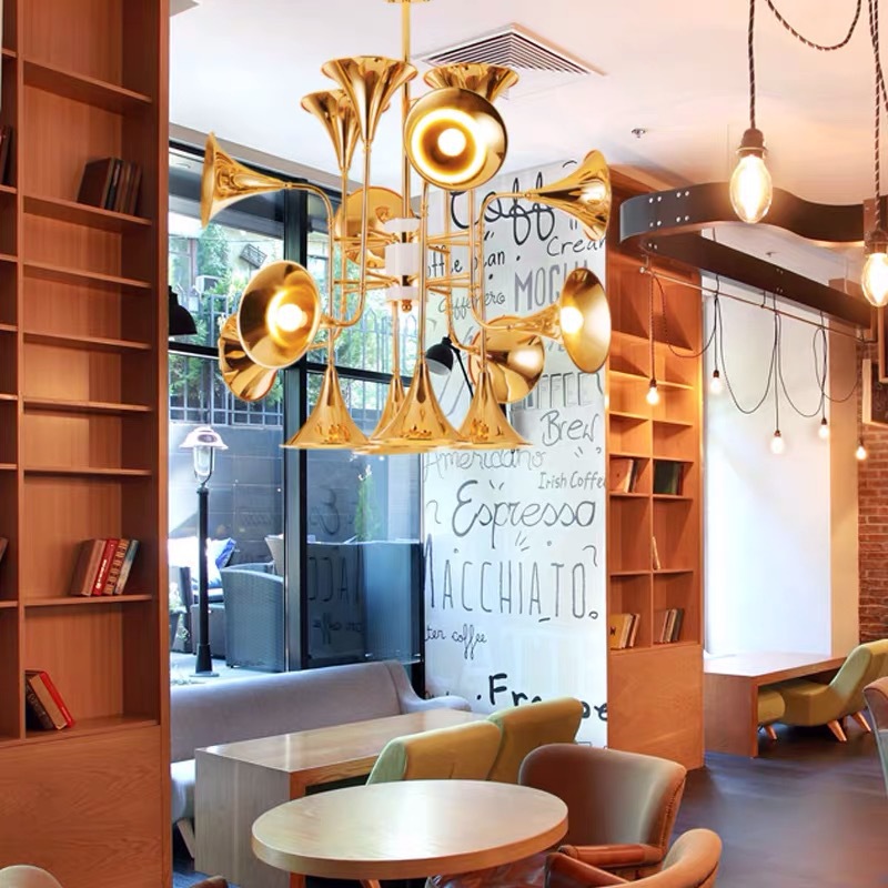 Nordic Trumpet Pendant Lamp fo - Interior Design Hall review and price