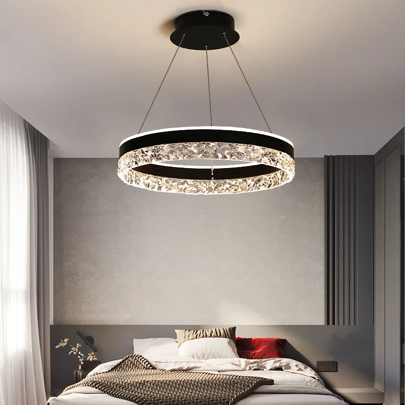 Modern Luxury Crystal LED Pend - Interior Design Hall review and price
