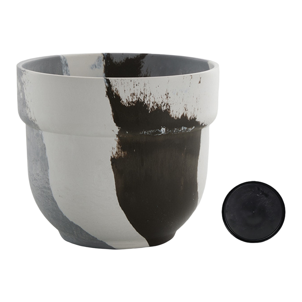 Cement Visual Effect Flower Po - Interior Design Language review and price