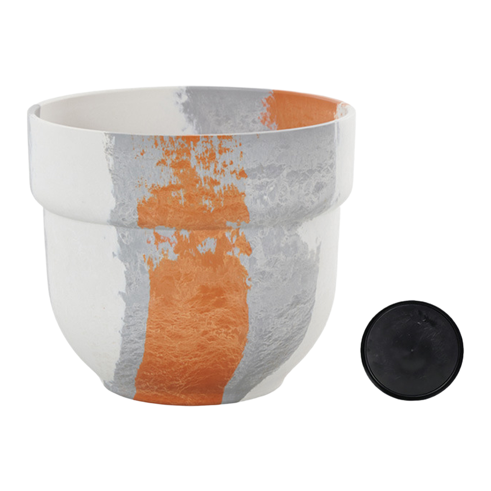Cement Visual Effect Flower Po - Interior Design Language review and price